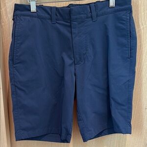 J. Crew Blue Flat Front Chino Shorts